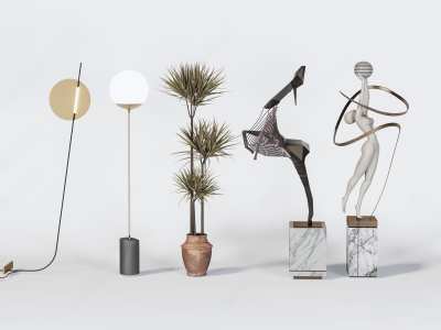 现代雕塑3D模型下载